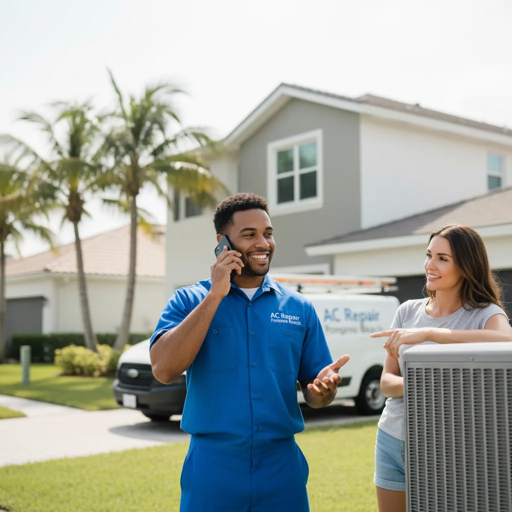 AC Repair Pompano Beach customer support in Gardners